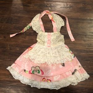 Mustard Pie 12/18m Halter Dress VGUC